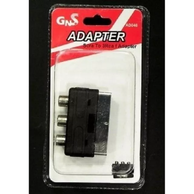 Adaptador Euroconector A Rca Audio Video Scart Adapter Ps3 Ps2