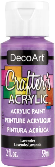 Crafter's Acrylic All-Purpose Paint 2oz-Lavender, DCA-26