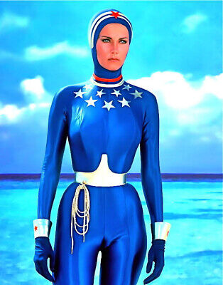 1970's LYNDA CARTER (Wonder Woman) Celebrity Model Print 8.5x11 Photo 2013