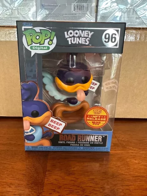 Funko POP! - Digital Looney Tunes Road Runner #96 Shipped in Hard Stack