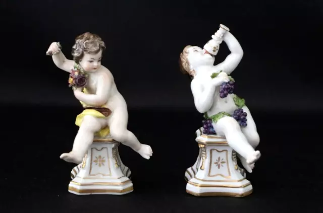 Volkstedt, antique porcelain figurines, Thuringia, 19th century