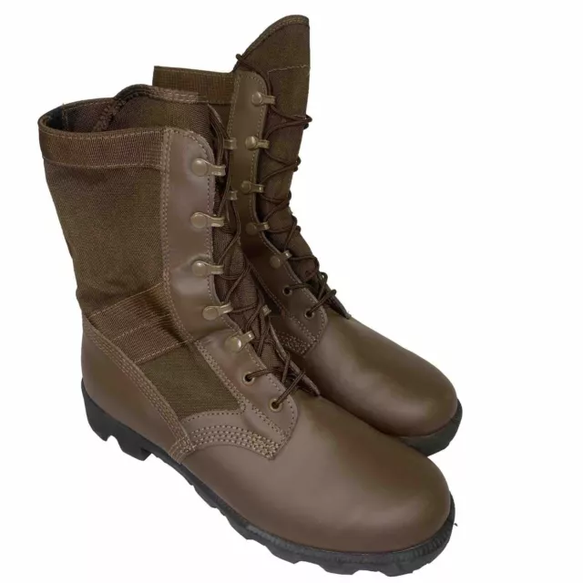 8 M WELLCO WP Army Issue Brown Combat Jungle Boots Size EU 42 Super Grade