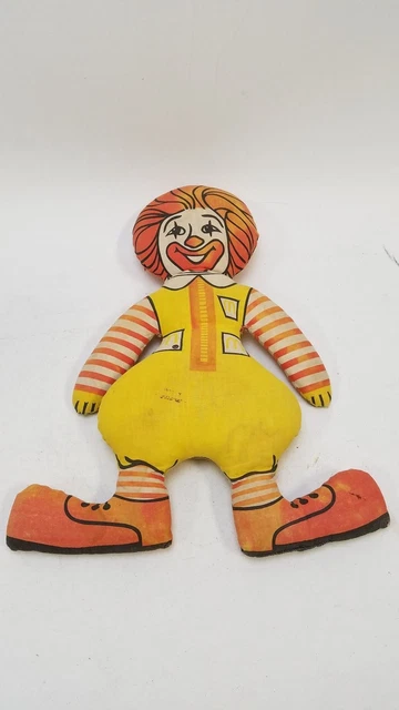 Vintage Ronald McDonald 16" Stuffed Toy