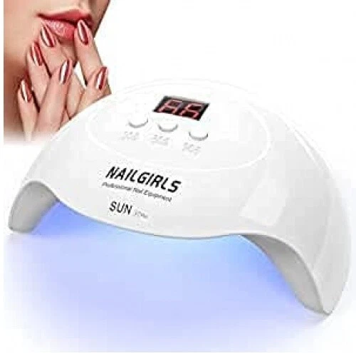 NAILGIRLS Asciuga Unghie,Lampada Nails led UV 3 Timer e Sensori Automatici 36W