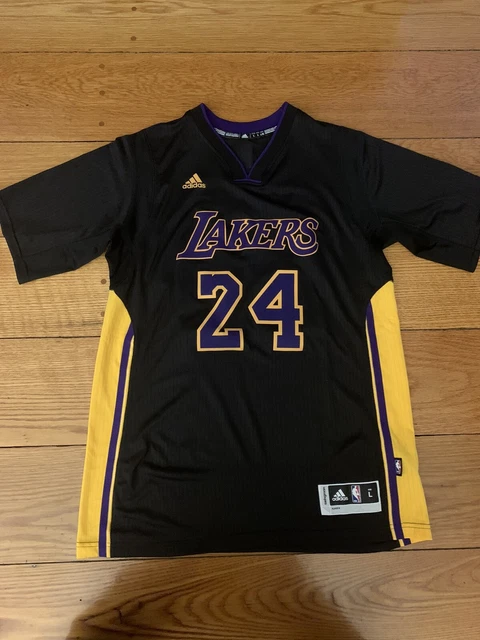 Rare Adidas NBA Los Angeles LA Lakers Kobe Bryant Hollywood Nights Jersey  EUC XL