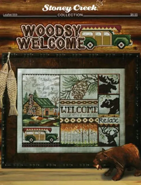 Woodsy Welcome LFT559 by Stoney Creek cross stitch pattern