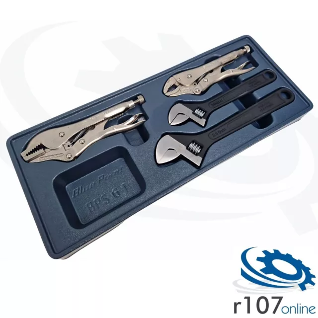 BLUE POINT LOCKING Pliers & Adjustable Wrench Set As sold by Snap On. £49.00 PicClick UK