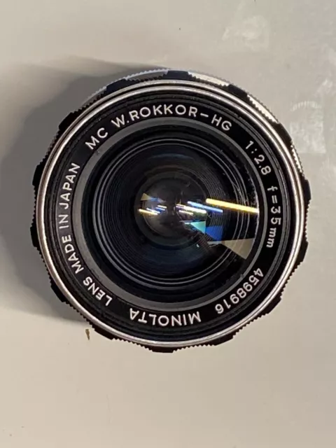 Minolta MC W.Rokkor-HG 1:2.8 f=35mm