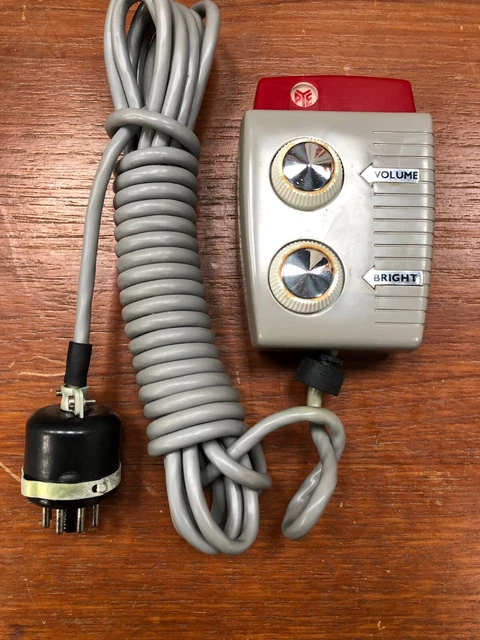 Conjunto de unidad de control remoto PYE vintage para receptor de ajuste automático
