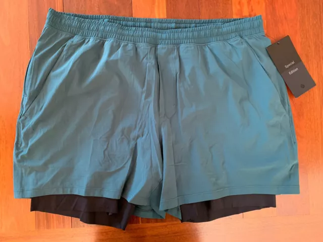 LULULEMON MENS Pace Breaker Lined Short Ripstop NWT Size XXL Special  Edition