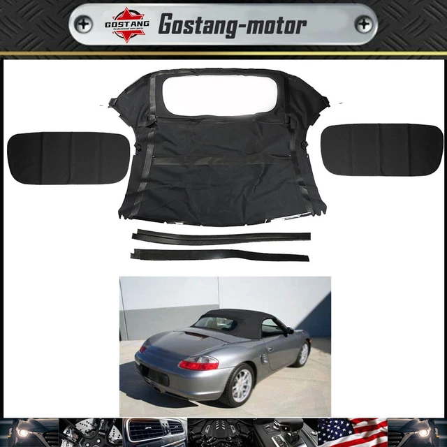 Convertible Soft Top w/Plastic Window Replace For 1997-2002 Porsche Boxster 986
