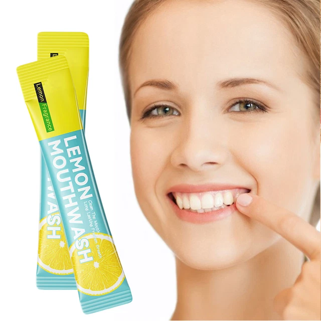 Enjuagues bucales Favor Peach de 10 ml para aliento fresco higiene oral desechables portátiles