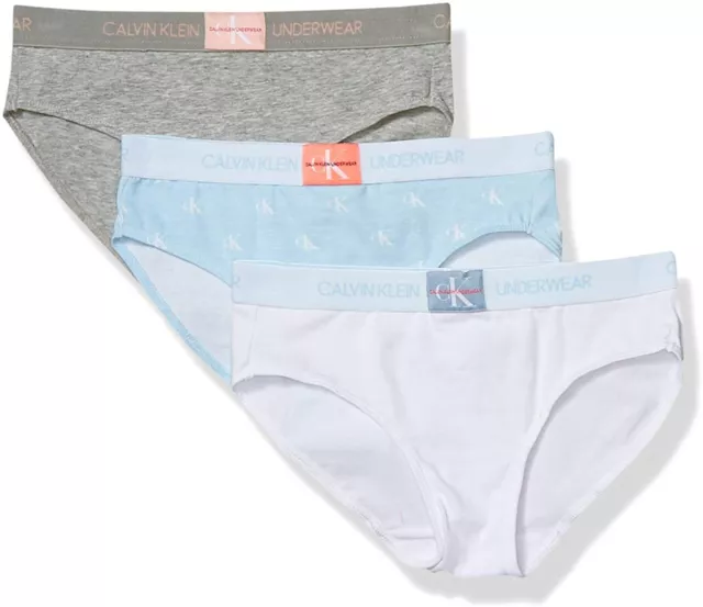 Calvin Klein 267479 Girls' Little Modern Cotton Bikini Panty Underwear Size 7-8