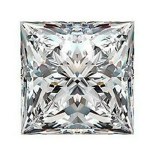 New .40 cttw 4mm Lab Lannyte Princess Cut Simulated Diamond Loose Stone