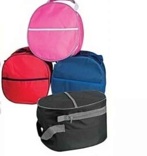 Riding Hat Bag/Case - 4 Colours - Red, Navy, Black, Pink