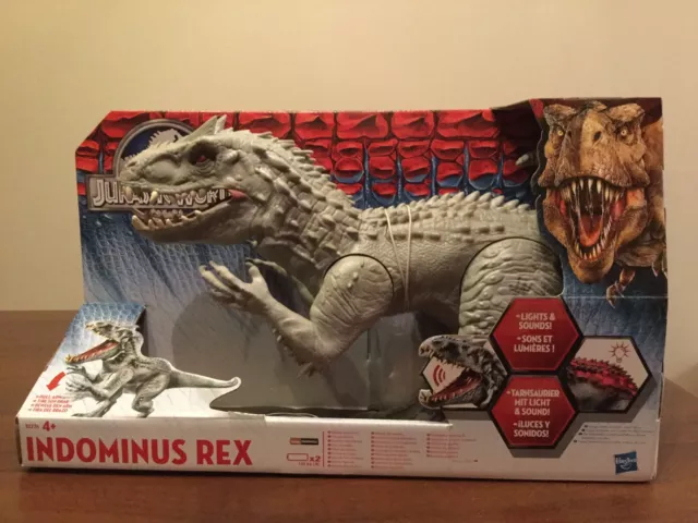 Indominus Rex elettronico raro Hasbro Jurassic World Park Nuovo perfetto