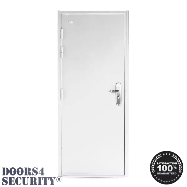 Steel Security Door | W/ Multi Point Lock Ral9003 Signal White 🆓 Delivery