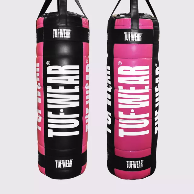 Tuf Wear Balboa 4 pies acolchado pesado lleno 40 kg rosa/negro