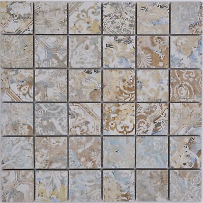 Mosaico cerámico gres porcelánico multicolor mate pared suelo cocina baño WC 14-47CS_b