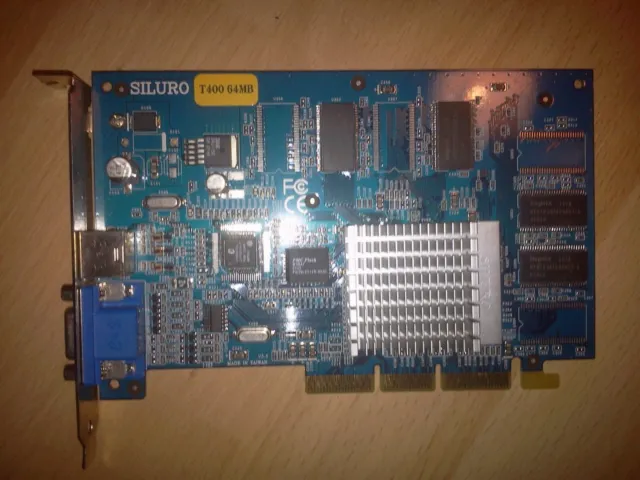 ABIT Siluro T400 NVIDIA Geforce2 MX 64MB AGP Vintage video card