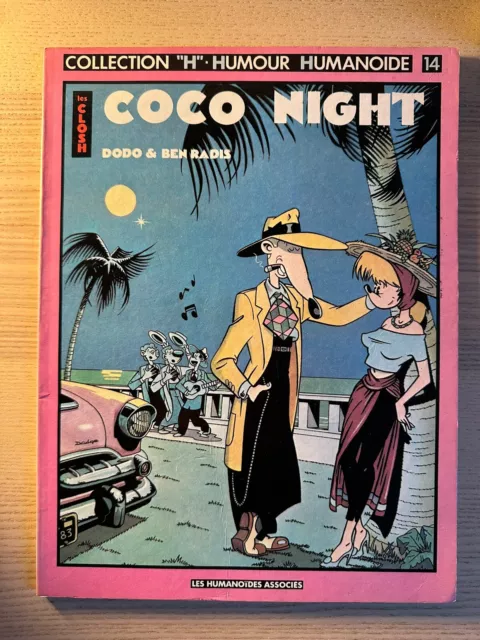 ALBUM BD DODO BEN RADIS CLOSH coco night eo 1983 humanoides associes humour 14