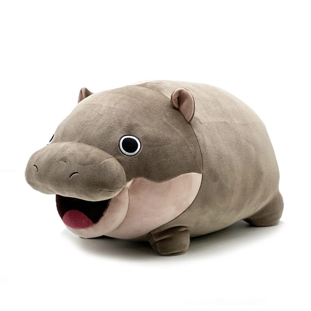 SOFT MOO DENG Hippo Plush Kawaii Pygmy Hippo Plushie Toy Home Toy
