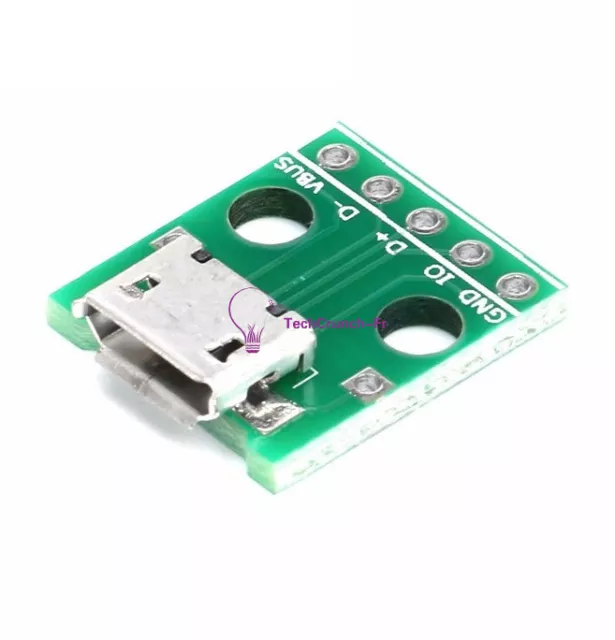 5/10/20pcs DIY Kit MICRO USB To DIP Adapter 5pin Female Connector Pcb Converter