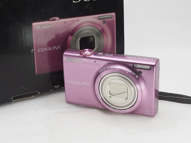 NIKON COOLPIX S6100 Point & Shoot Digital Camera Used Tested