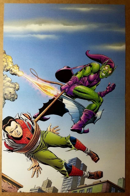 SPIDER-MAN VS GREEN Goblin Marvel Comics Poster by John Romita Sr $9.50