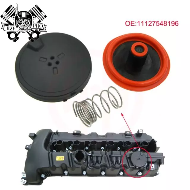 Kit Réparation de Couvercle de Valve PCV pour BMW OEM : 11127548196