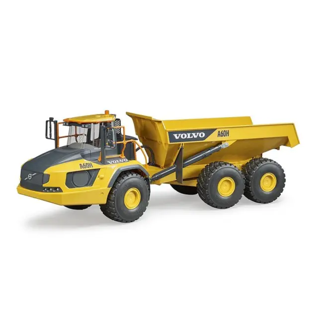 Bruder 02455 Volvo A60H Dumper Kipplaster LKW Baustellenfahrzeug 6 Räder