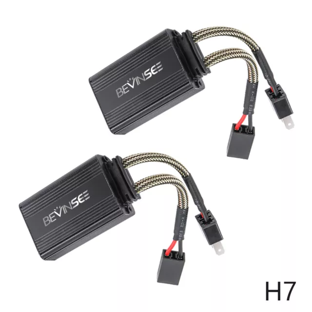 2x H7 Canbus Decoder Scheinwerfer Birnen Anti Flicker Lampe Anti-Flimmern