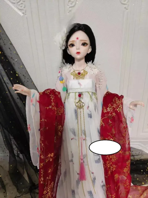 1/3 SD BJD Doll Clothes Fairy Dress and Jewelry Outfit
