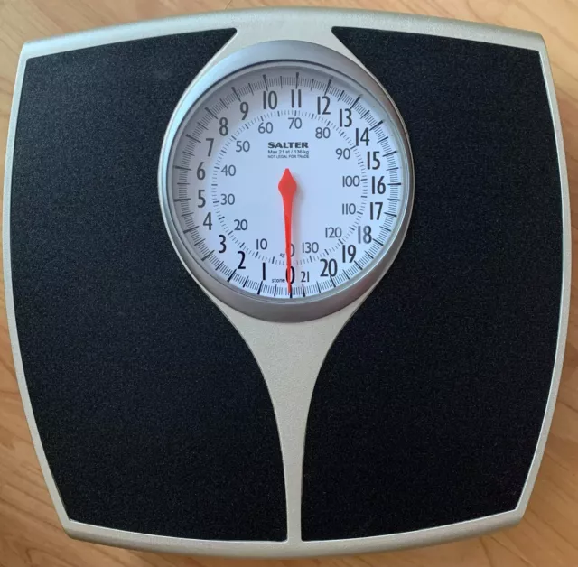 Salter Speedo Quadrante Meccanico Bagno 136kg Max KG o LBS Nuovo