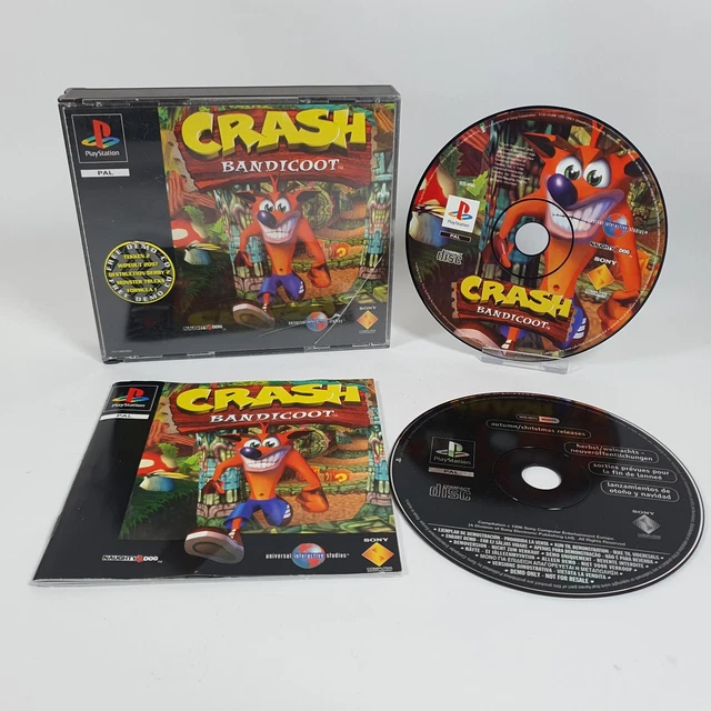 CRASH BANDICOOT PS1 Big Box Playstation 1 Game PAL UK Complete £32.99