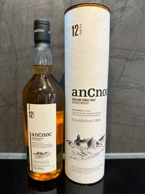 (46,77€/l) AnCnoc 12 Years Single Malt Scotch Whisky 40% 0,7l Flasche