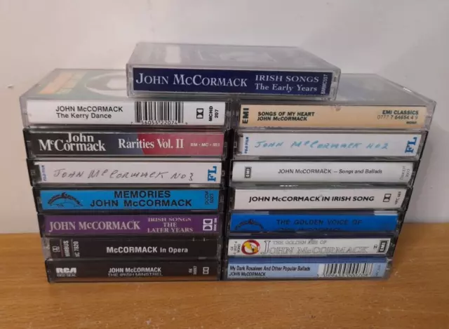 John McCormack Cassette Tape Bundle 15 Cassettes (B)