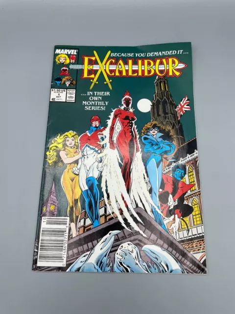 Excalibur Vol. 1 No. 1 Marvel Comics Oct 1,  1988 Vintage Comic Book