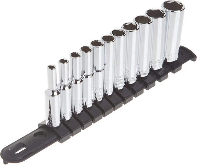 CRAFTSMAN STANDARD SOCKET Set SAE 1/4Inch Drive, 6Point 11Piece