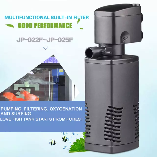 ECO 3 in 1 Fish Tank Aquarium Submersible Water Power Filter Pump 600-1600L/H AU 2
