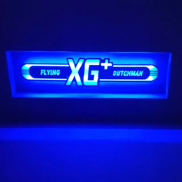 DAF XG+ LED Spiegel LKW Truckerschild Leuchtschilder Rückwandschilder D04-BLUE