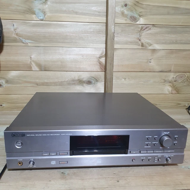 YAMAHA CDRHD1500 GRAY 37W Natural Sound Highspeed Hard Disk HDD/CD