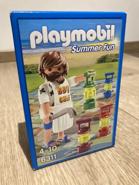 Originalverpackte Playmobil Summer Fun Figur mit Spielfläche 6311