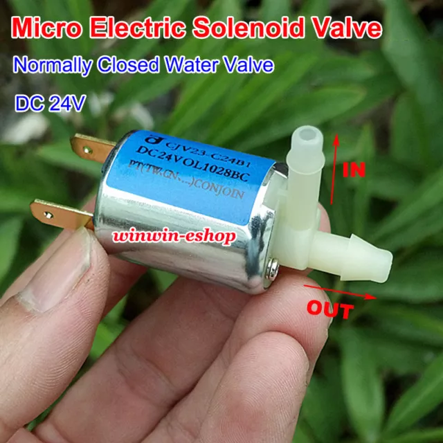 DC 24V N/C Solenoid Valve Normally Closed Electric Air Valve Water Gas Valve