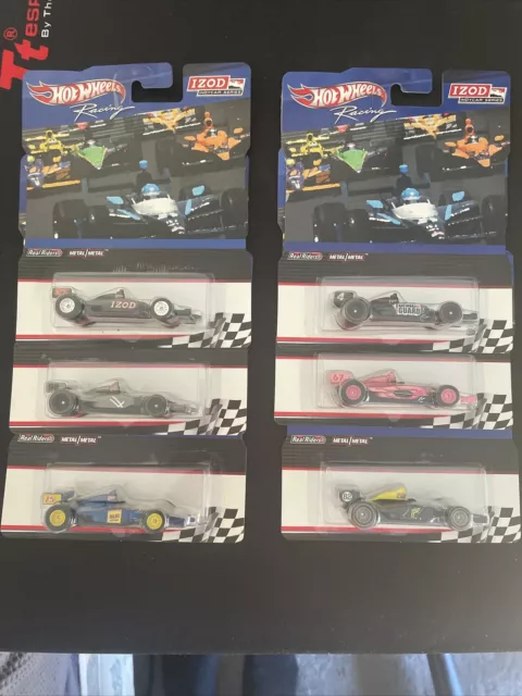 Hot Wheels Racing IZOD Indy Car Series Complete Set of 6