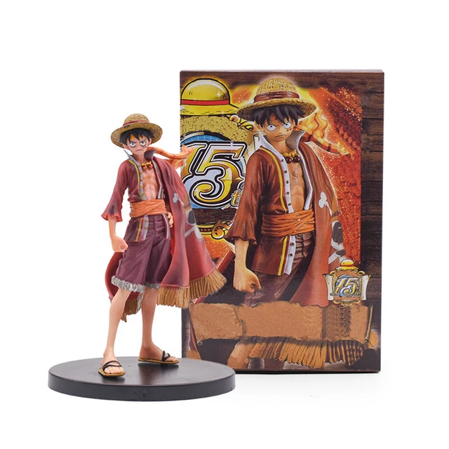 7& ANIME ONE Piece Monkey D Luffy PVC Action Figure Model Toy Doll Xmas ...