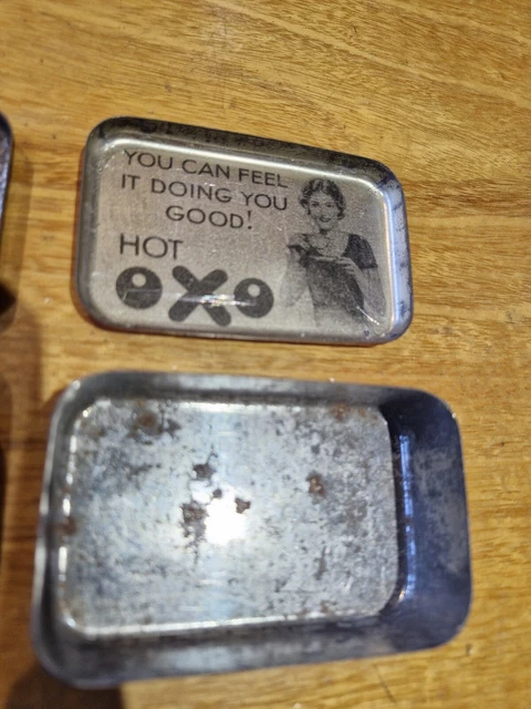 VINTAGE OXO CUBE tin £5.00 - PicClick UK