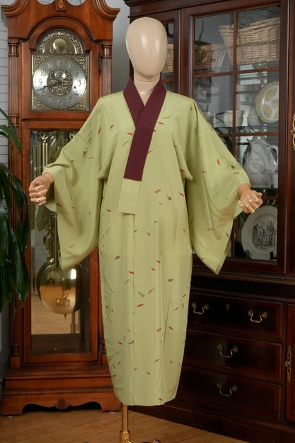 Dear Vanilla Japanese Juban Undergown Women's Kimono Genuine Vintage Mint