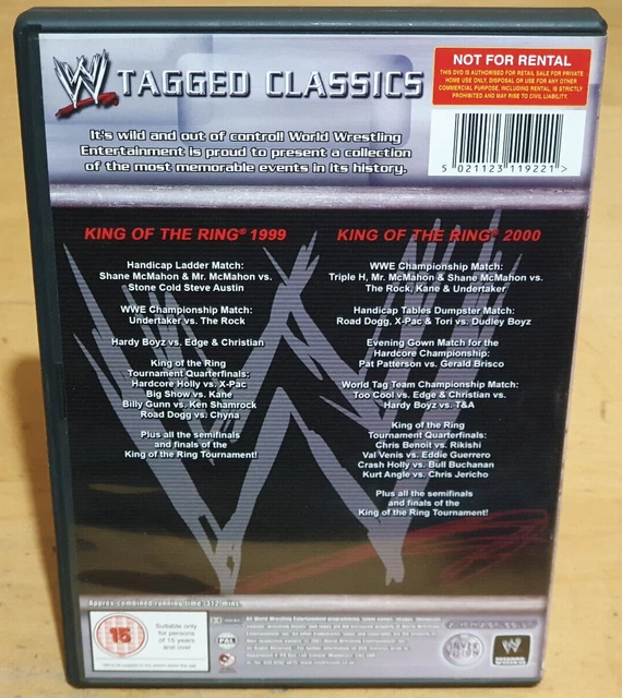 WWE TAGGED CLASSICS King Of The Ring 1999 & 2000 / 99 & 00 DVD 2Disc
