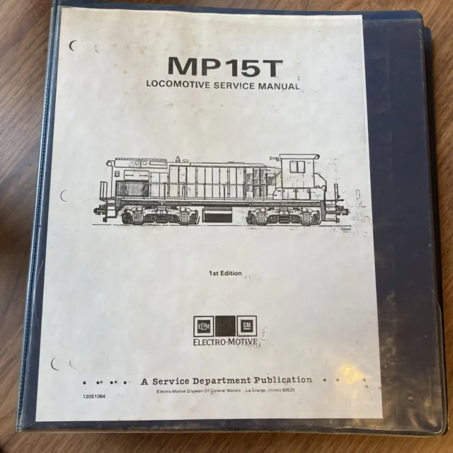**Read*** GM Electro-Motive MP15T Locomotive Service Manual Railroad 1st Edition